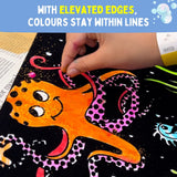 PepPlay Velvet Coloring Cards (Ocean)