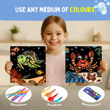 PepPlay Velvet Coloring Cards (Ocean)