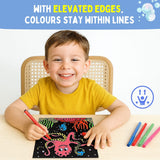 PepPlay Velvet Coloring Cards (Ocean)