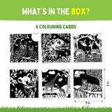 PepPlay Velvet Coloring Cards (Wild)