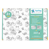 Doodle Placemats Set – Vehicle Series