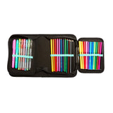 Smiggle Bright Side Midi Stationery Kit for Kids Black