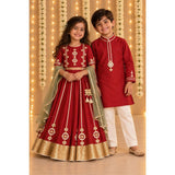 Ruby kurta set