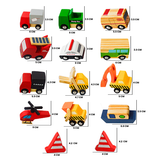Little Wagon Toy Cars Playset Wooden Toy Cars