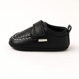 Velcro Black Loafers