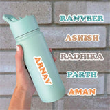 Signature Name Labels - Serenity Shades