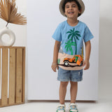 Blue Safari vacation T-shirt