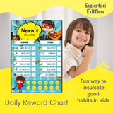 Daily Reward Chart Personalised - Superkid edition