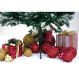 Swen 6 feet NorthLight Flocked Christmas Tree Pinecones and Cherries