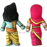Lord Ram and Sita Plush Dolls