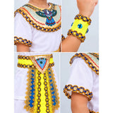 White Egyptian Pharaoh Prince, Kids Halloween Costume Fancy Dress Up