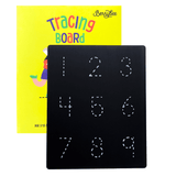 Berrybee Reusable Double Sided Tracing Chalkboard Handwriting Practice Board, Gift for Toddlers (Maths)