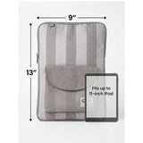 Timeless Stripes Personalized Kids iPad Sleeve - Candy Stripe