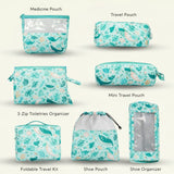 7 Piece Combo - Toiletries Organizer, Foldable Travel Kit, Medicine Kit, Multipurpose Travel Organizer