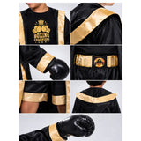 Black & Gold Boxer, Kids Halloween Costume Fancy Dress Up