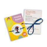 Personalized Name Rakhi for Kids - Captain America