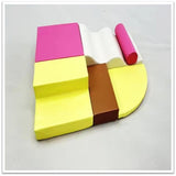 Oplus 6-piece Fun and Versatile Soft Play Set for Kids - Pink and Yellow Color
