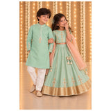 Seagreen kurta set