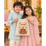 DIY Colouring Diwali Potli Bag