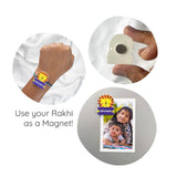 Personalized Name Rakhi for Kids - Animal Library