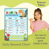 Daily Reward Chart Personalised - Roar and Explore