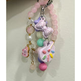 Art Lover Bead Bag Charm with Bracelet