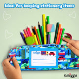 Smiggle Round About Teeny Tiny Pencil Case Medium Blue