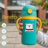 Fancy Shape Sticker - Wobble Bear