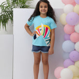 Aqua Zebra T-shirt