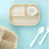 Orange Big Eye Dino 2 decker Lunch Box for Kids