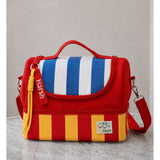 Timeless Stripes Personalized Kids Picnic Tiffin Bag - Pop Stripe