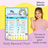 Daily Responsibility Chart - Unicorn Sparkle