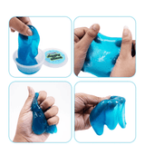 Spacy GooGoo Slime Set (Pack of 4) – Glow, Glitter, Jiggly & Butter Slime with 20 Spooky Wall Crawlers, Sensory Play Toy for Kids (3+ Years)