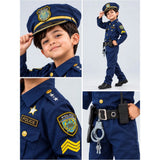 Police Kids Halloween Costume Fancy Dress Up
