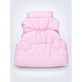 Pink Teddy Puffer Sleeveless Winter Jacket for Kids