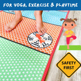 Spin2Fitness Play& Exercise 5mm Kids Exercise Mat