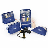 Complete travel set- 7 piece set - Navy Blue