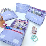 Complete travel set- 7 piece set - Lavendar