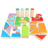 Wooden Multishape Chalk-O-Blocks Set