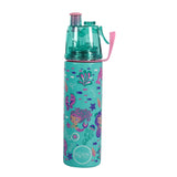 Swen Insulated Stainless Steel Mermaid Theme Mist Bottle Sea Green