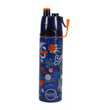 Swen Insulated Stainless Steel Sports Theme Mist Bottle Blue