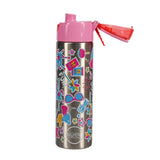 Swen Insulated Stainless Steel Girl Fun Theme Mist Bottle Pink and Silver
