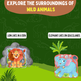 My First Touch & Feel Puzzles - Wild Animals