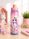Insulated Print Bottle | 900 ml | Hot & Cold - Floral Unicorn