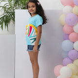 Aqua Zebra T-shirt