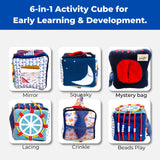 Activity Cube for Toddlers (Nautical)