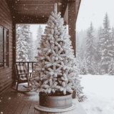 Swen 4 feet Bianca Christmas Tree with Frosting