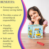 My Money Box Personalised - Construction Zone