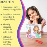 My Money Box Personalised - Mermaid Treasure