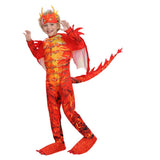 Red Dragon,Kids Halloween Costume Fancy Dress Up